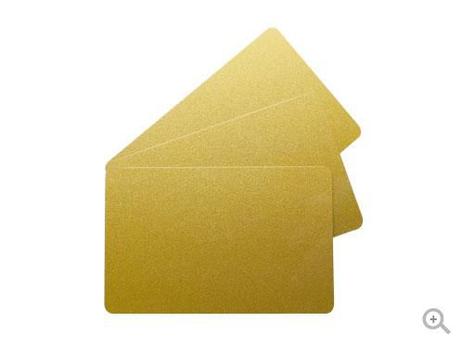 EVOLIS 500 x CR80 Cards Metallic Gold (C4601)