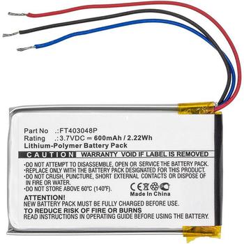 CoreParts Battery 2.22Wh Li-Pol 3.7V  (MBXSPKR-BA031)