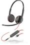 POLY Blackwire C3225 USB-C Kabling Sort Headset
