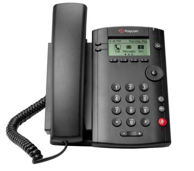 POLY VVX 101 w/o PSU 1-line Desktop Phone, 10/100 (2200-40250-025)