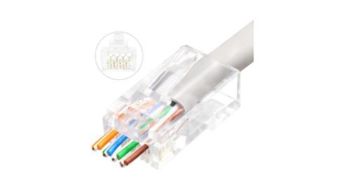 MICROCONNECT Modular EZ Plug RJ45 8P8C CAT6 (KON505-50EZ)