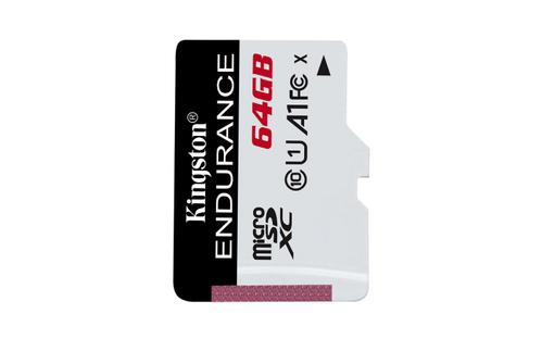 KINGSTON High Endurance - Flash memory card - 64 GB - A1 / UHS-I U1 / Class10 - microSDXC UHS-I (SDCE/64GB)