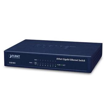 PLANET 8-P 10/ 100/ 1000Mbps Gigabit (GSD-803-UK)