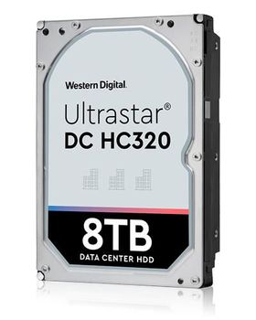 WESTERN DIGITAL Ultrastar DC HC310 HUS728T8TAL5201 - Hårddisk - krypterat - 8 TB - inbyggd - 3.5" - SAS 12Gb/s - 7200 rpm - buffert: 256 MB - TCG Encryption (0B36406)