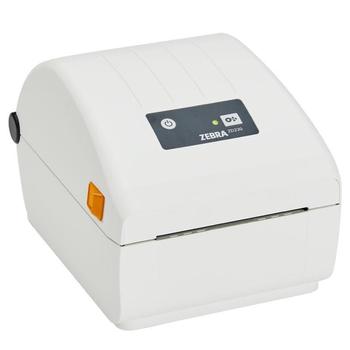 ZEBRA Direct Thermal Printer ZD230 (white version), Standard EZPL, 203 dpi, EU and UK Power Cords, USB, Ethernet (ZD23W42-D0EC00EZ)