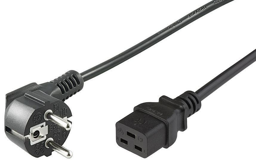 MicroConnect strømkabel - power CEE 7/7 til IEC 60320 C19 - 50 cm