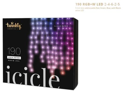 TWINKLY icicle 190 Special LED RGB+W (TWI190SPP-TEU)