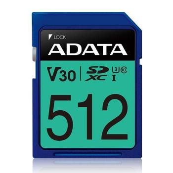 A-DATA 512GB MicroSDXC UHS-I U3 V30S R/ W:100/ 80 MB/s (ASDX512GUI3V30S-R)