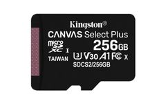 KINGSTON 256GB micSDXC 100R A1 C10 w/o ADP