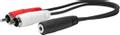 VIVOLINK 3.5MM Female to RCA Male