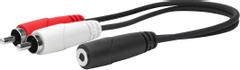 VIVOLINK 3.5MM Female to RCA Male