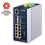 PLANET IP30 DIN-rail Industrial L3 8P