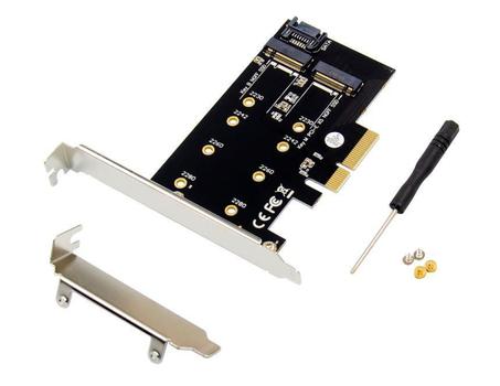 MICROCONNECT PCIe x4 M.2 B & M Key NVMe (MC-PCIE-SSDADAPTER)