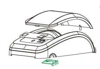 ZEBRA COVER ASSEMBLY (D) INCLUDES MEDIA WINDOW ACCS (105934-005)