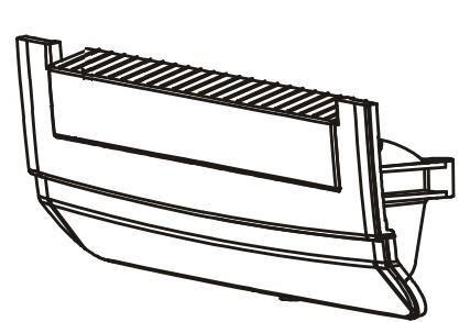 ZEBRA FRONT BEZEL STD (THERM.TRANS) . ACCS (105934-030)