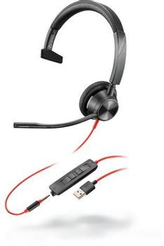 POLY Blackwire 3315 USB A MS Monaural Headset (214014-01)