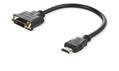 MICROCONNECT Adapter HDMI -  DVI M/F, 15CM