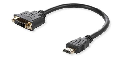 MICROCONNECT Adapter HDMI -  DVI M/F, 15CM (HDMDVI15CM)