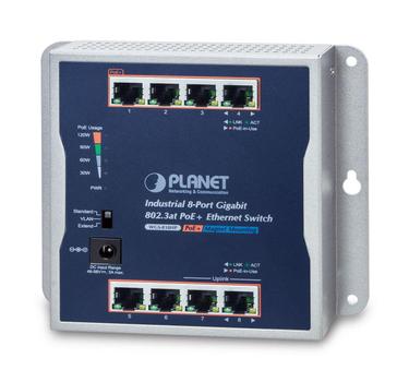 PLANET IP30 Industrial 8-Port  (WGS-818HP)