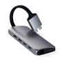 SATECHI USB-C Multimedia Adapter Dual 4K - Space Grey USB-C Portreplikator