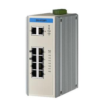 ADVANTECH 8 GE with PoE + 2GE Industry (EKI-5729PI-AE)