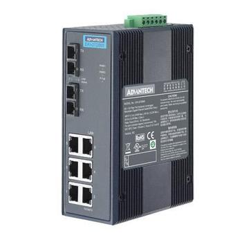 ADVANTECH 6G+2G SM Unmanaged Ethernet (EKI-2728SI-AE)