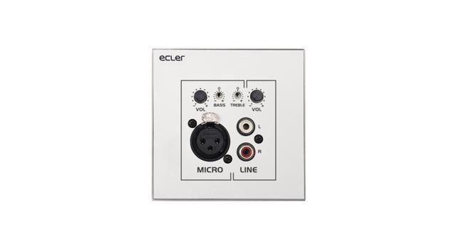 ECLER WPaMIX-T | Remote Wall 2 channel Micro-Mixer | Vit (CWPAMIXT)