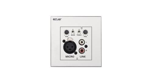 ECLER WPaMIX-T | Remote Wall 2 channel Micro-Mixer | Vit (CWPAMIXT)