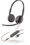 POLY C3225 BlackWire Stereo headset (USB-A)