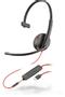 POLY Plantronics Blackwire C3215 Mono USB-C 3,5mm jack/USB-C