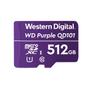 WESTERN DIGITAL WD Purple SC QD101 WDD512G1P0C - Flash memory card - 512 GB - UHS-I U1 / Class10 - microSDXC UHS-I - purple