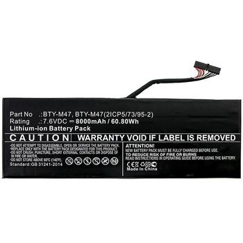 CoreParts Laptop Battery for MSI 61WH (MBXMSI-BA0009)