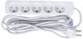 MICROCONNECT 5-way Danish Power Strip 5m