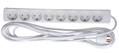 MICROCONNECT 8-way Danish Power Strip 5m