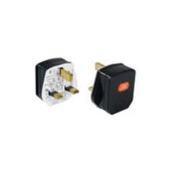 BACHMANN Schuko plug UK, bk (910.176)