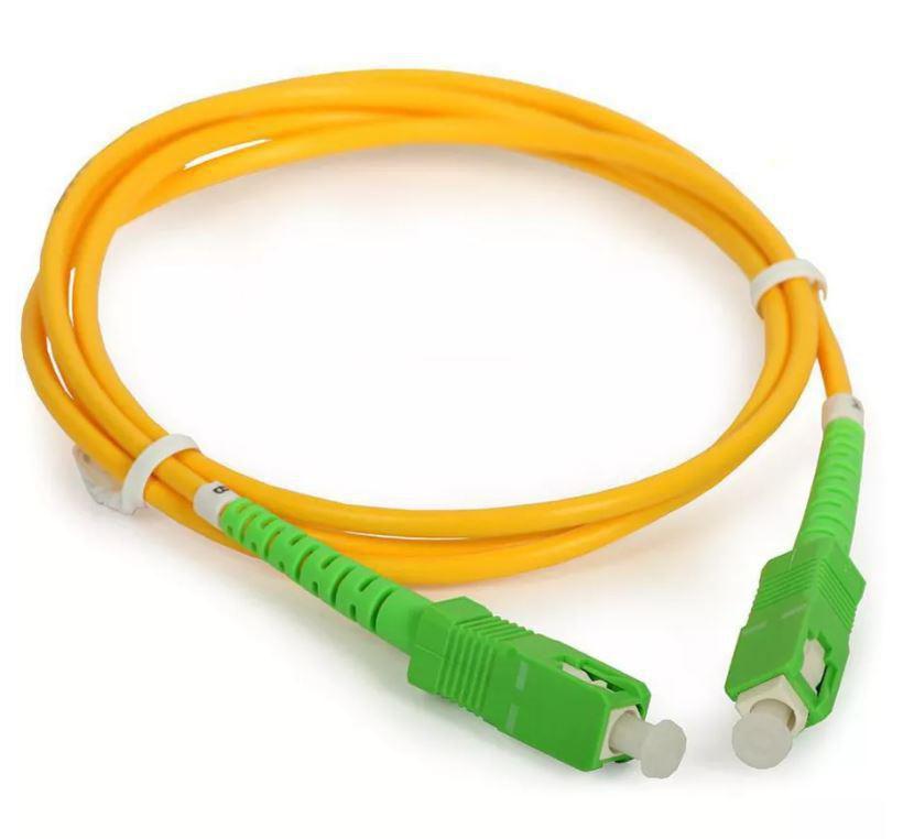 MicroConnect - Nettverkskabel - SC/APC-enkeltmodus (hann) til SC/APC-enkeltmodus (hann) - 7 m - 2 mm - fiberoptisk - simpleks - 9 / 125 micron - OS2 - halogenfri - gul
