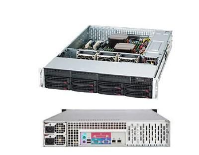 SUPERMICRO SuperChassis 825TQC-R802LPB 800WR TITANIUM 2U (CSE-825TQC-R802LPB)