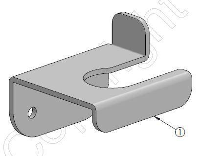 ERGONOMIC SOLUTIONS Wall mount for Payment paddle 2  -  WHITE (DTS102-32)