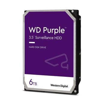 WESTERN DIGITAL HDD Purple 6TB 3.5 SATA 6Gbs 128MB (WD62PURZ)