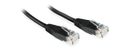 MICROCONNECT U/UTP CAT6 0.25M Black PVC