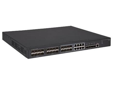 Hewlett Packard Enterprise HPE 5130-24G-SFP-4SFP+ EI - Switch - L3 - Managed - 24 x Gigabit SFP + 8 x shared 10/ 100/ 1000 + 4 x 10 Gigabit Ethernet / 1 Gigabit Ethernet SFP+ - rack-mountable (JG933A)