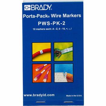 BRADY Porta-Pack Wire Marker Books  (PWS-PK-2)