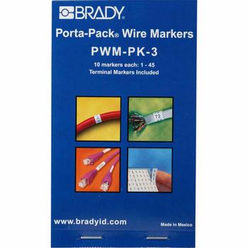 BRADY Porta-Pack Wire Marker Books  (PWM-PK-3)