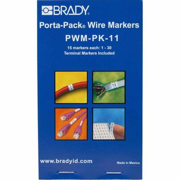 BRADY Porta-Pack Wire Marker Books  (PWM-PK-11)