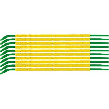 BRADY Clip Sleeve Wire Markers (SCN-09-YELLOW)