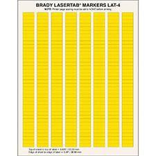 BRADY LaserTab Laser Printable (LAT-4-747-10-YL)