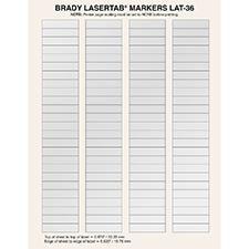 BRADY LaserTab Laser Printable (LAT-36-773-1)