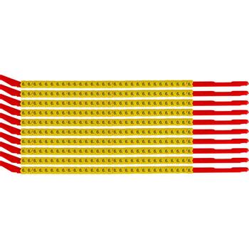 BRADY Clip Sleeve Wire Markers (SCNG-10-6)