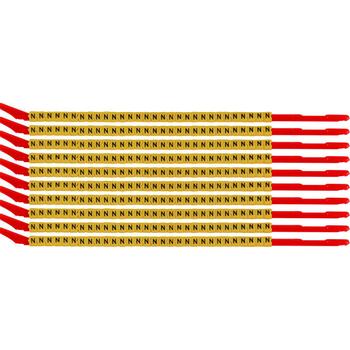 BRADY Clip Sleeve Wire Markers (SCNG-10-N)