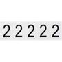 BRADY Identical numbers and letters